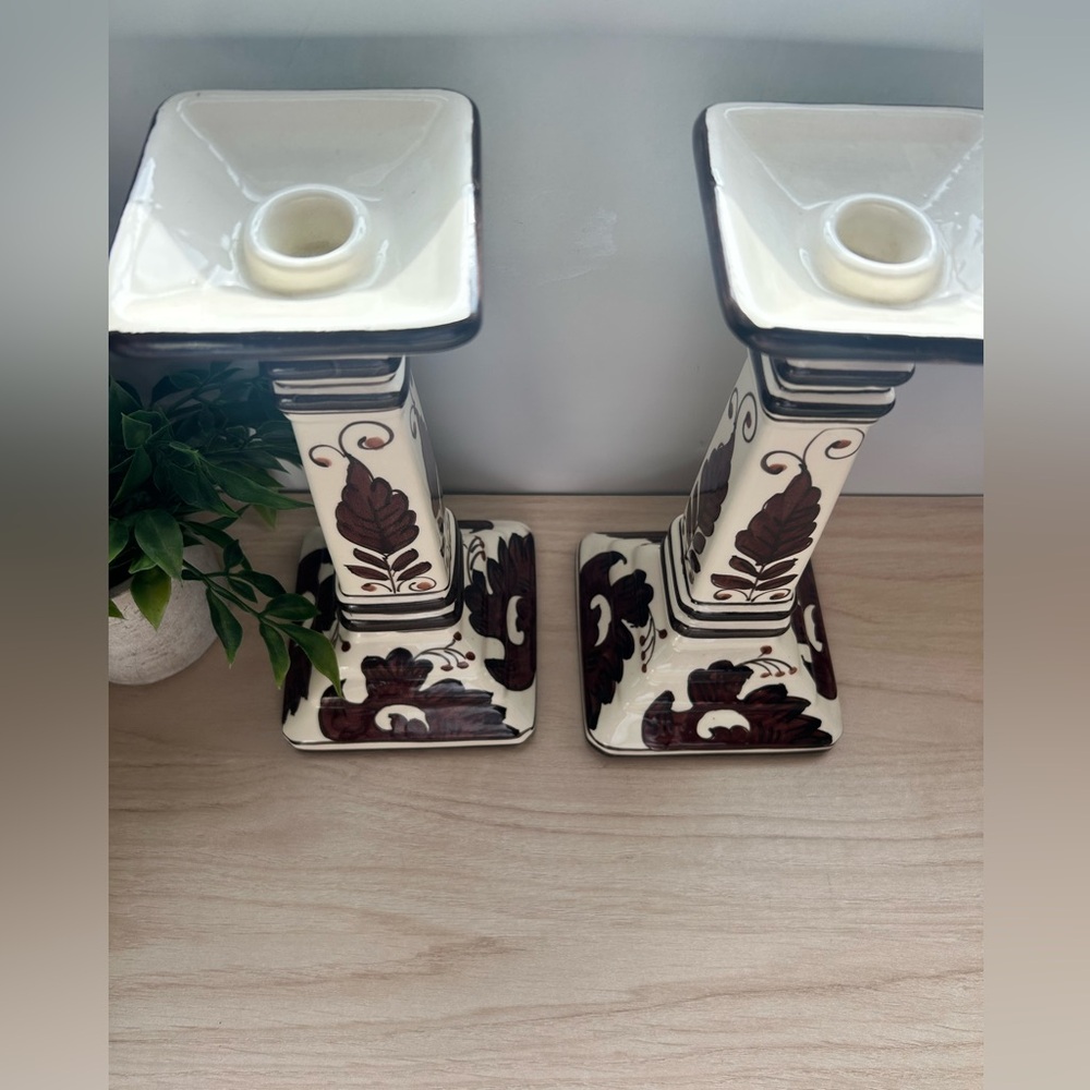 Pair of Vietri FIELD & STREAM Candlestick
